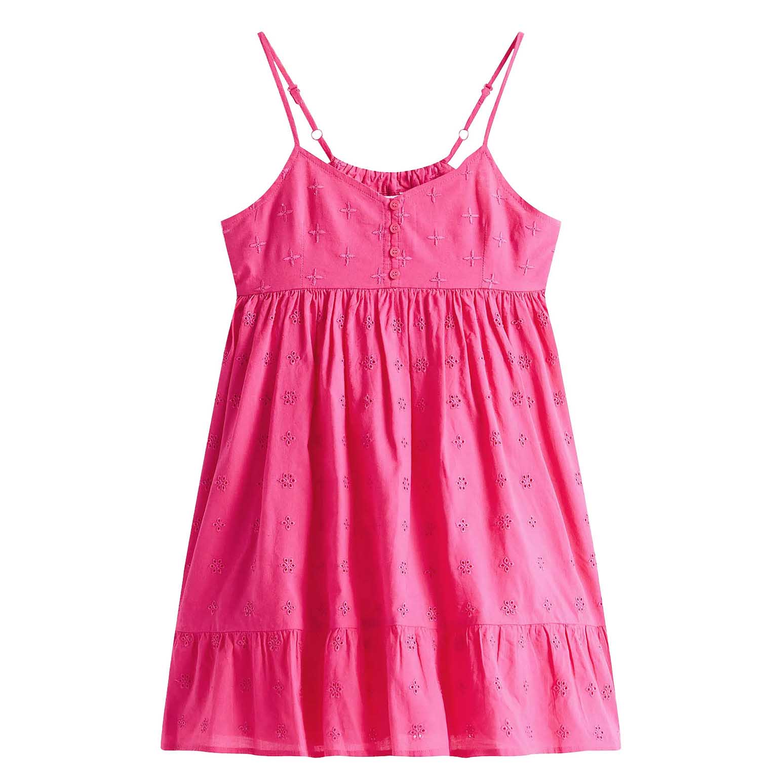 Tommy Hilfiger Broderie Anglaise Dress Sleeveless 3-7Y